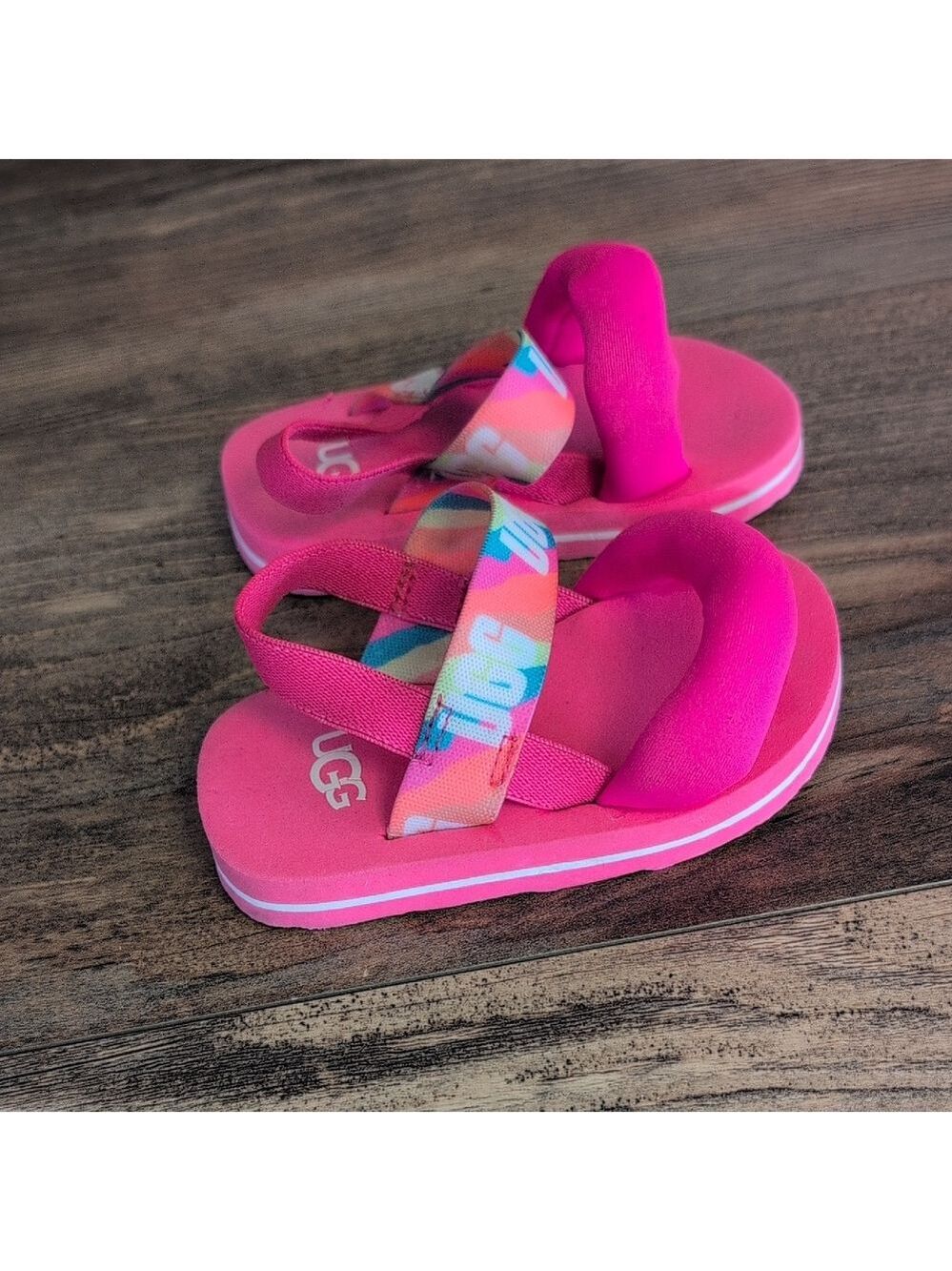 UGG Kids Zuma Sling Taffy Pink Sandals Infant 2/3